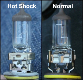 A closer examination can determine if the cause of the traffic accident was as a result of hot shock as shown here.