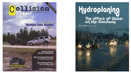 Free article for our readers, Titled Hydroplaning: The Effect of Water on the Roadway