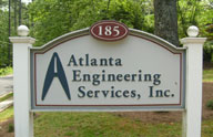 Atlanta Engineering Services are easily found - look for the sign!