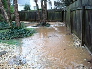 Other common drainage problems can result from storm water.
